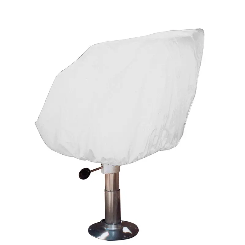 Taylor Made Helm / Bucket / Fixed-Back Boat Seat Cover – Vinyl, White (Model 40230) 1