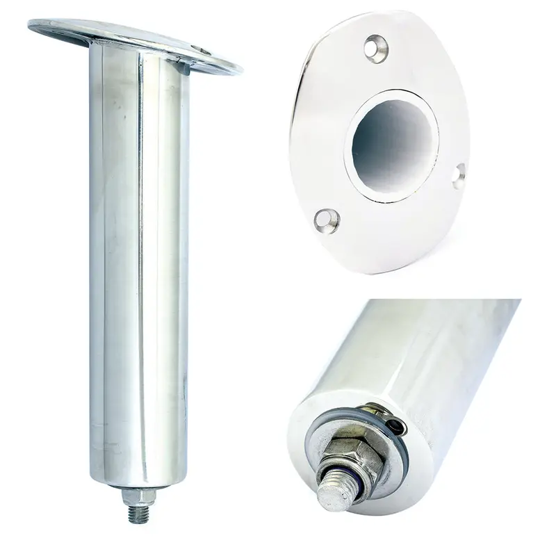 Three-Hole Swivel Oval Rod Holder – 15° Tilt, 10.5" – Tigress [88524] 1