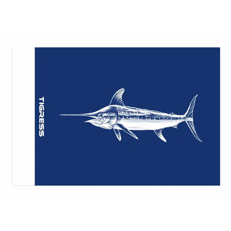 Tigress Blue Marlin Release Flag – 12" X 18" Heavy-Duty Nylon – Model 88422 1