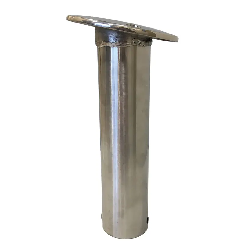 Tigress Economy Stainless Steel Gunwale-Mount Rod Holder — 15-Degree Angle (Model 77271) 1