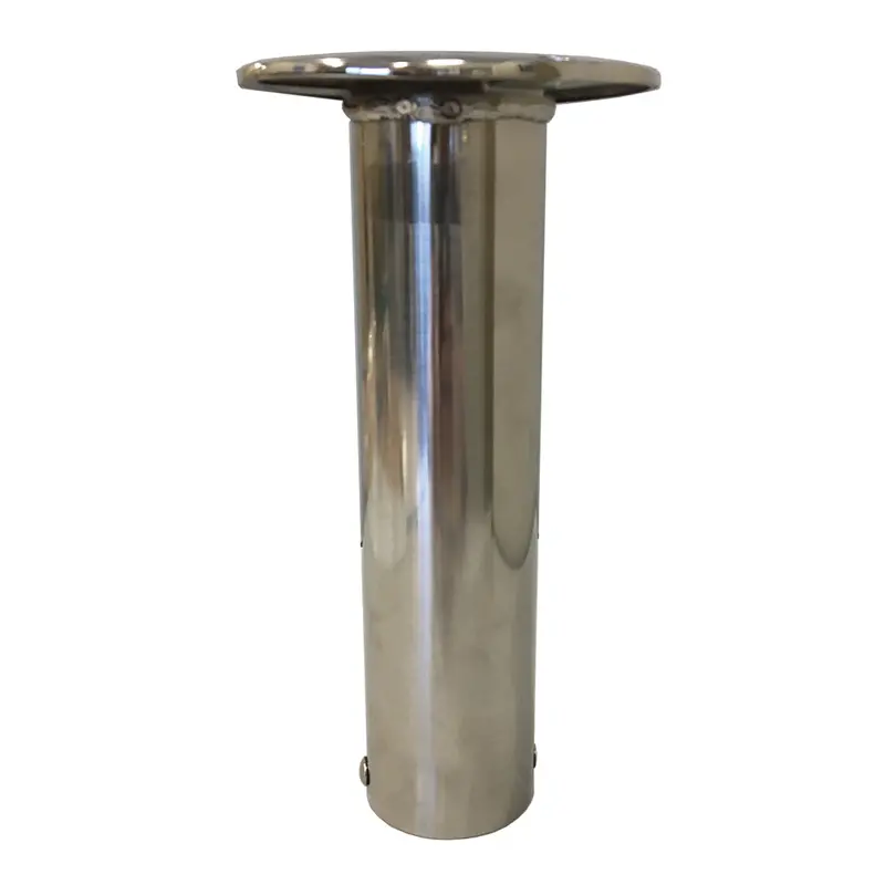Tigress Economy Stainless Steel Gunwale-Mount Rod Holder — Zero-Degree (Straight) Mount (Model 77270) 1