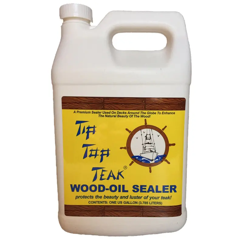 Tip Top Teak Oil Sealer – Gallon Container For Uv Protection & Moisture Resistance 1