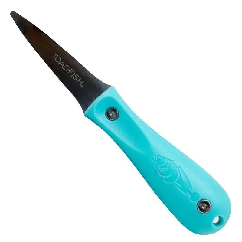 Toadfish Put Em Back Teal Oyster Knife – Eco-Conscious Shucking Tool [1001] 1