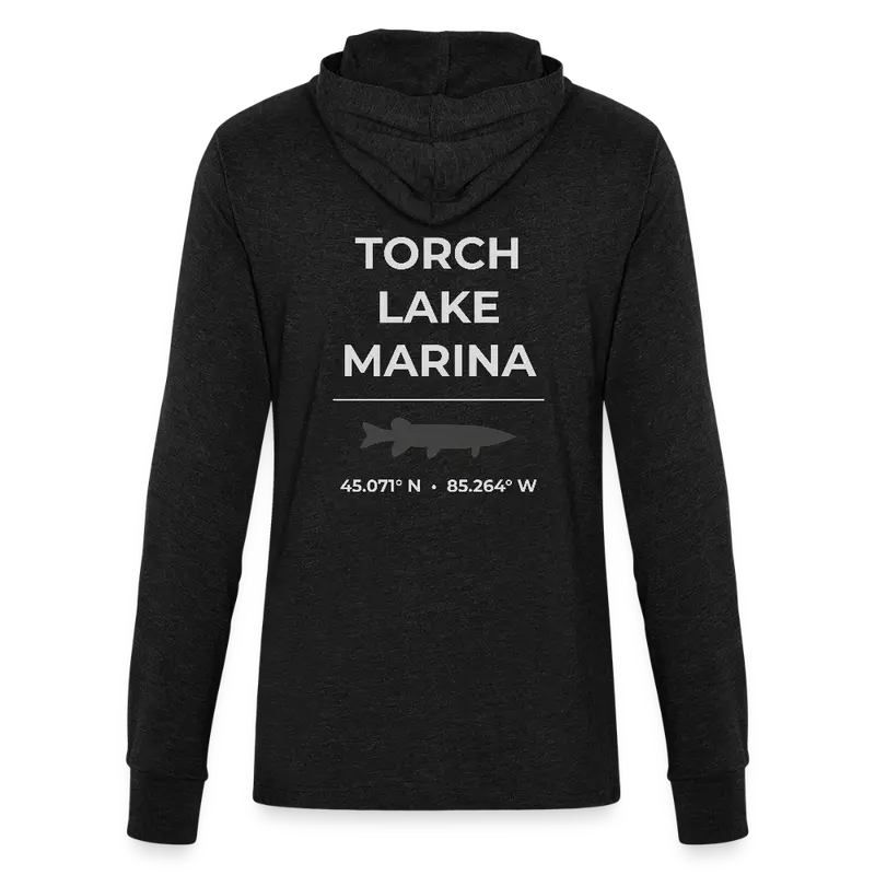 Torch Lake Marina Elevated Hooded Long-Sleeve Pullover 1