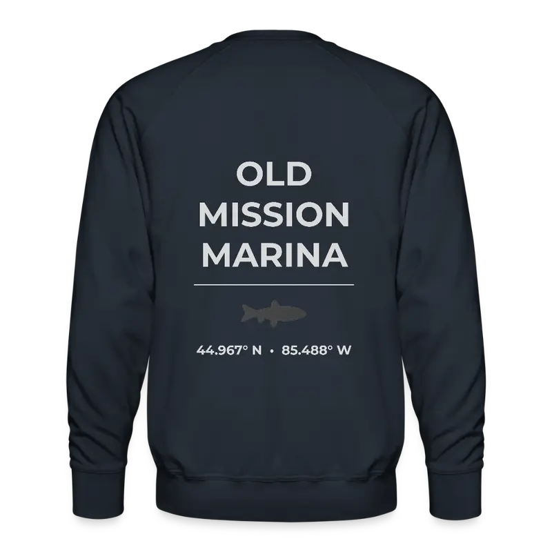 Tranquil Bay Crew Sweatshirt – Old Mission Marina 1