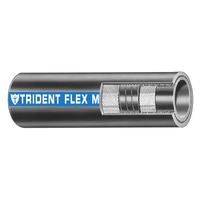 Trident Marine 3/4" Flexible Wet Exhaust Hose – Rugged Black Marine Exhaust Tubing, Sold By The Foot [100-0346-Ft] 1