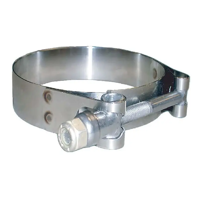Trident Marine 316 Stainless Steel T-Bolt Clamp – 3/4" Band, 4.37–4.94" Diameter Range (Model 720-4000L) 1