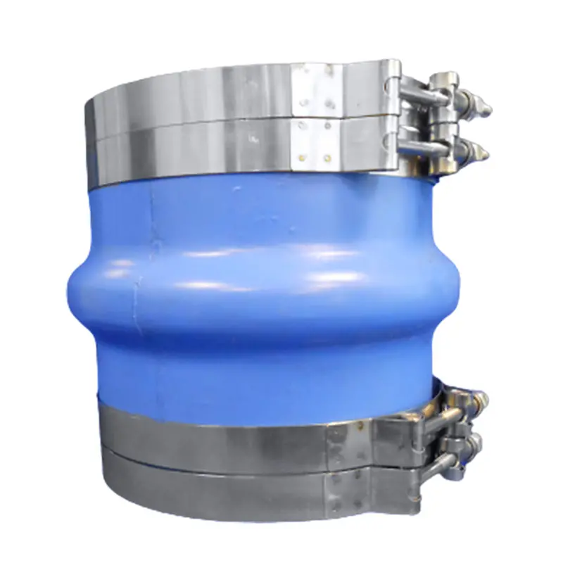 Trident Marine 8-Inch Id Blue Silicone Wet Exhaust Hump – Marine-Grade Flexible Hump Fitting [270V8000-S/S] 1