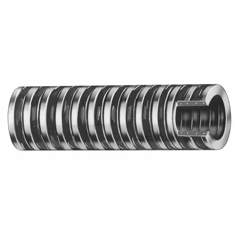 Trident Marine Fda-Approved Clear Bilge & Livewell Hose – 3/4" Id × 50', Black Helix 1