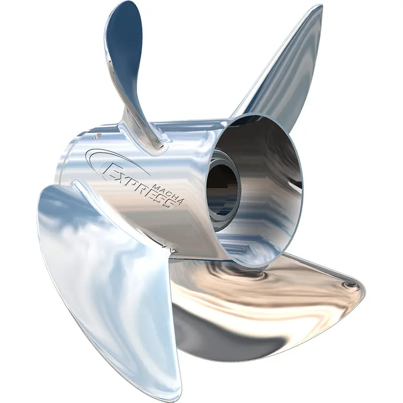 Turning Point Express Mach4 Stainless Steel Propeller – Right-Hand, 4-Blade, 14.3" X 23" Pitch [31502331] 1