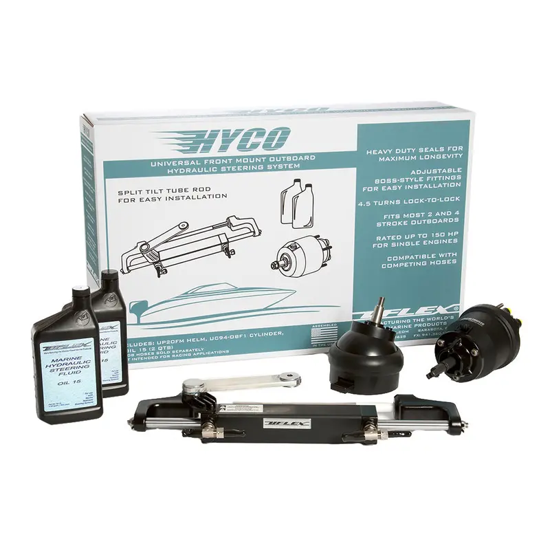Uflex Hyco 1.1T Front-Mount Outboard Tilt Steering System – Rated Up To 150Hp 1