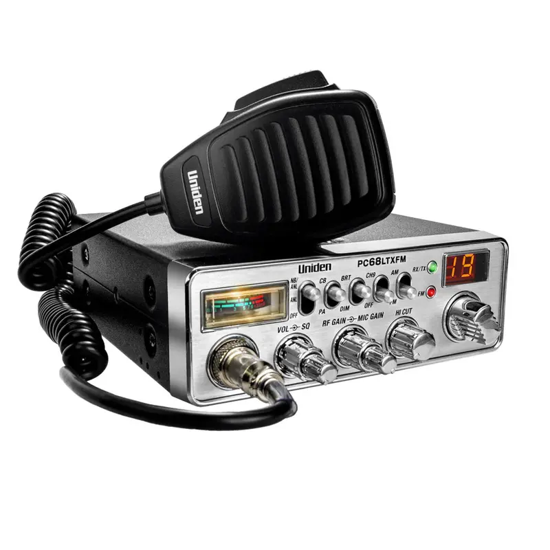 Uniden Pc68Ltxfm Dual-Band Am/Fm Cb Radio With Weather Channel 1