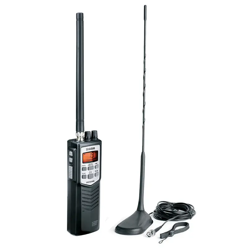 Uniden Pro501Tk Handheld Cb Radio With High-Gain Magnetic Antenna 1
