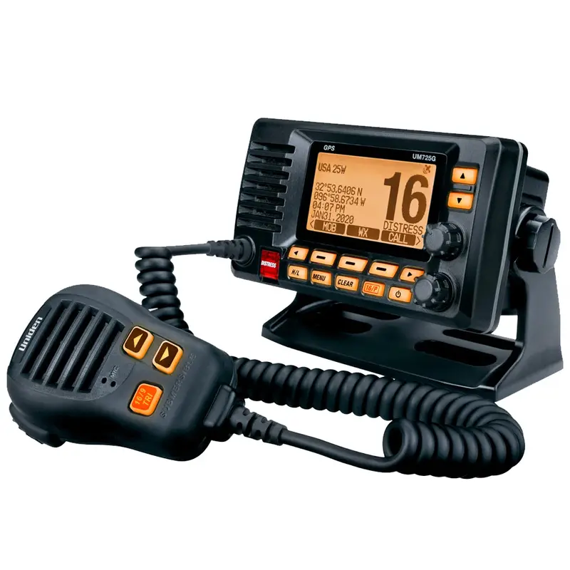 Uniden Um725Gbk Fixed-Mount Vhf Marine Radio With Gps – Black 1