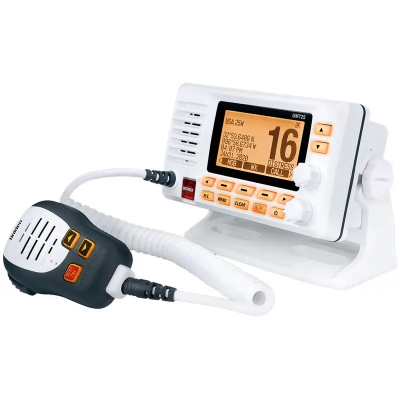 Uniden Um725Gbt Fixed-Mount Vhf Marine Radio – Gps, Bluetooth, White 1