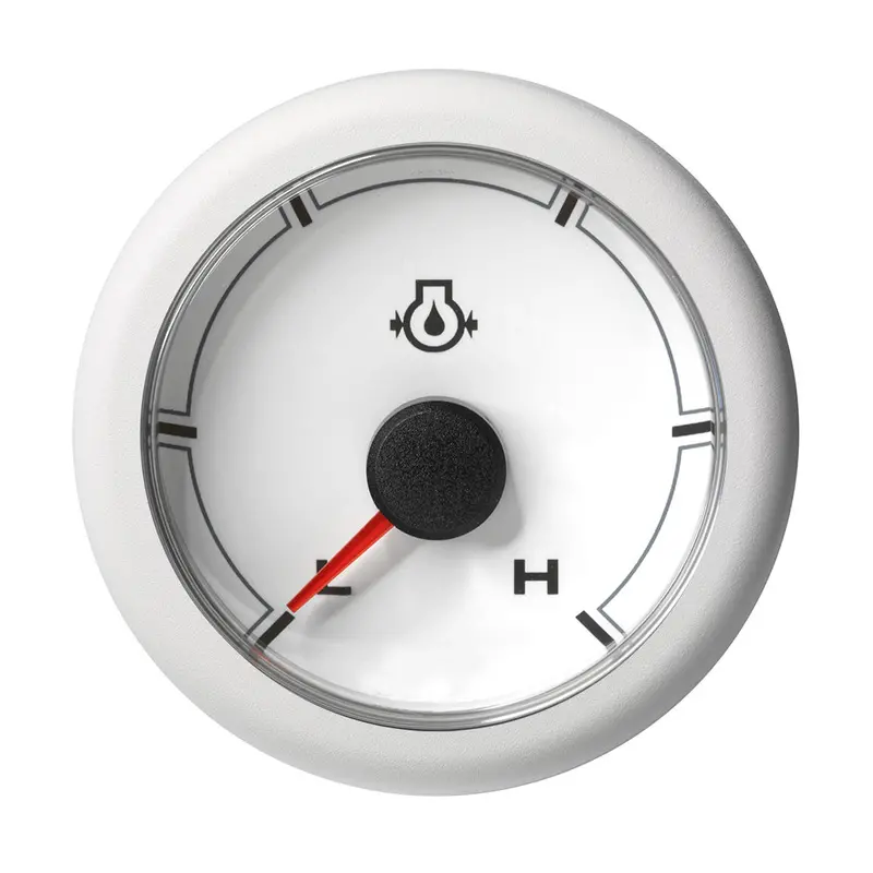 Veratron 52Mm Oceanlink Engine Oil Pressure Indicator – Low/High Range (150 Psi), White Dial & Bezel 1