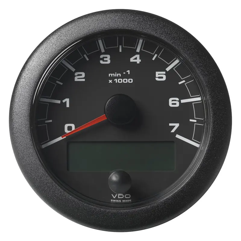 Veratron 85Mm Oceanlink Nmea 2000 Tachometer – 7000 Rpm, Black Dial & Bezel 1