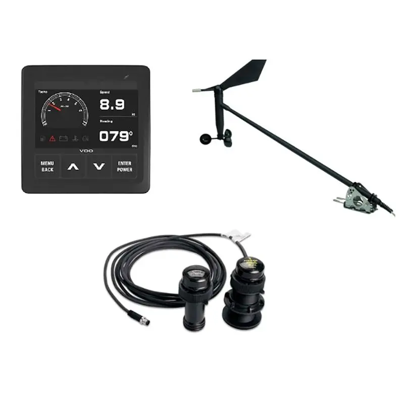 Veratron Complete Sailboat Navigation Package – Wind Sensor, Transducer, Display, And Installation Cables [A2C1352150002] 1