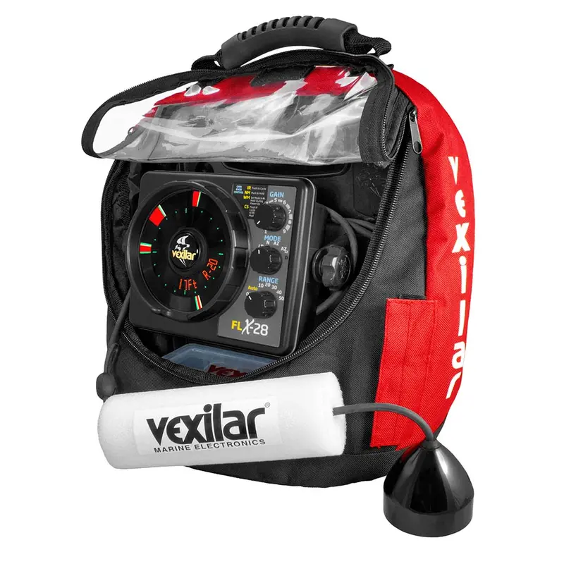 Vexilar Flx-28 Pro Pack Ii Ice Fishing Sonar System With Proview Ice-Ducer 1