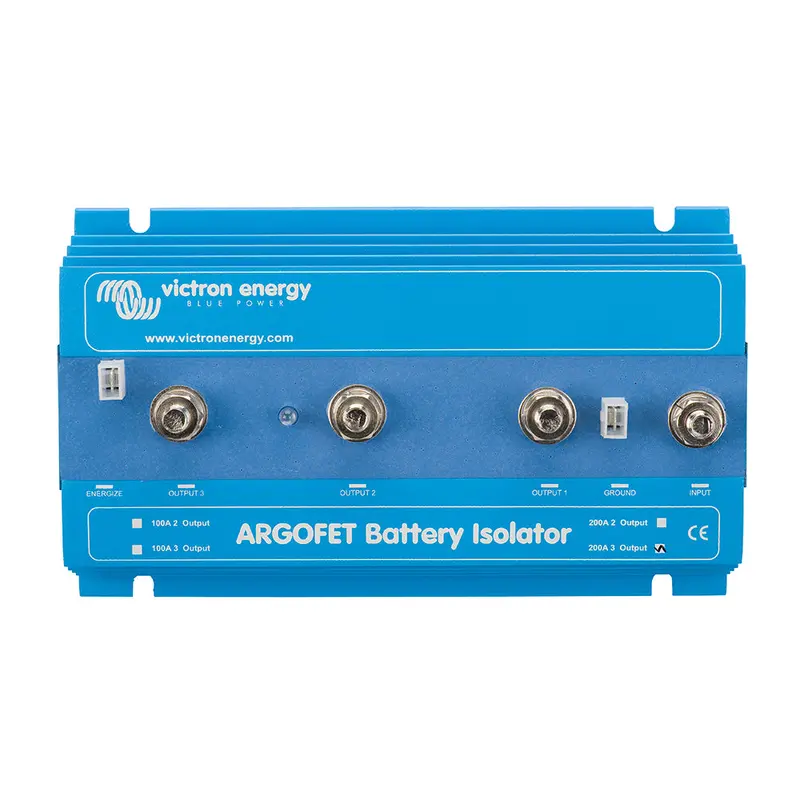 Victron Argo Fet Battery Isolator – 200A, Supports Three Battery Banks 1