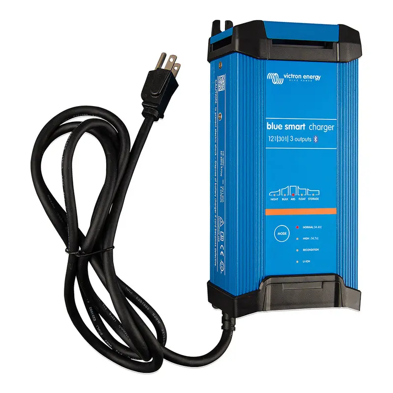 Victron Blue Smart Ip22 12V 30A 3-Output Charger – 120V Input, Dry-Mountable [Bpc123048102] 1