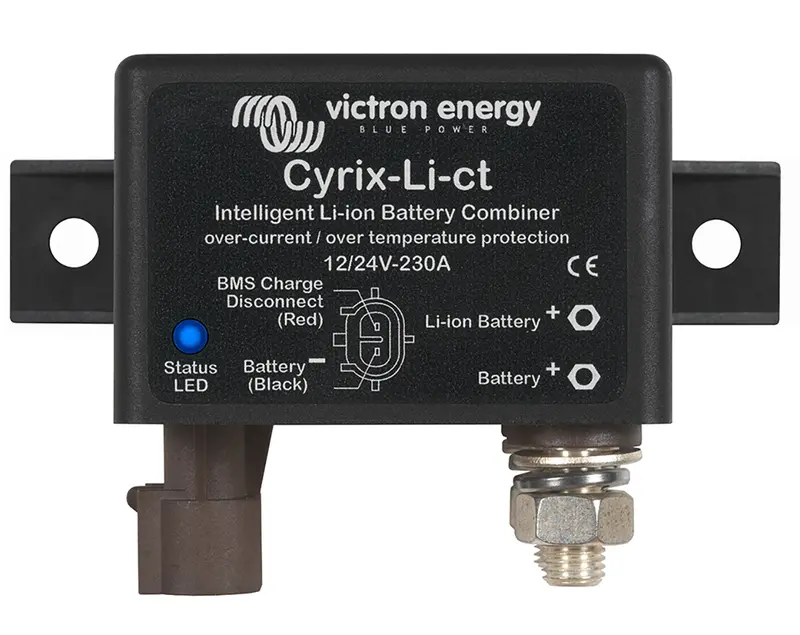 Victron Cyrix-Li-Ct 12/24V Intelligent Lithium Battery Combiner – 230A [Cyr010230412] 1