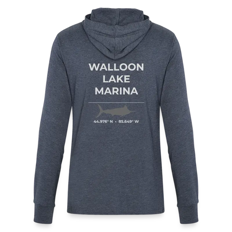 Walloon Lake Marina Casual Hooded Long-Sleeve Sweatshirt 1