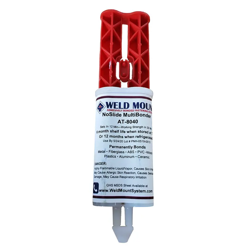 Weld Mount 8040 High-Strength Acrylic Adhesive Dispenser With Plunger – 30 Ml Cartridge – Model 804030 1