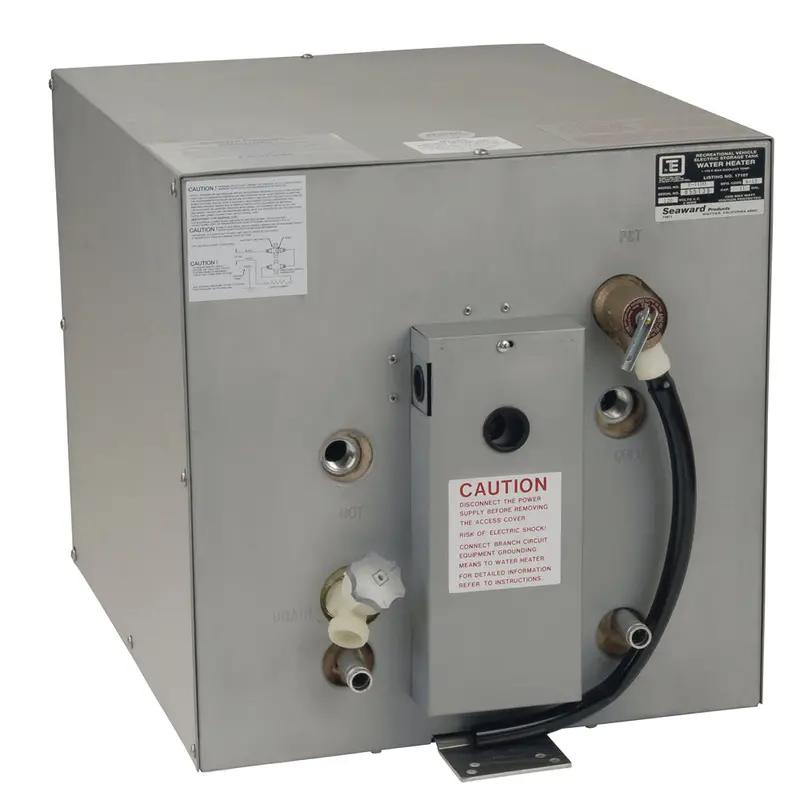 Whale F1100 Seaward 11-Gallon 120V 1500W Galvanized Steel Hot Water Heater With Front Heat Exchanger 1