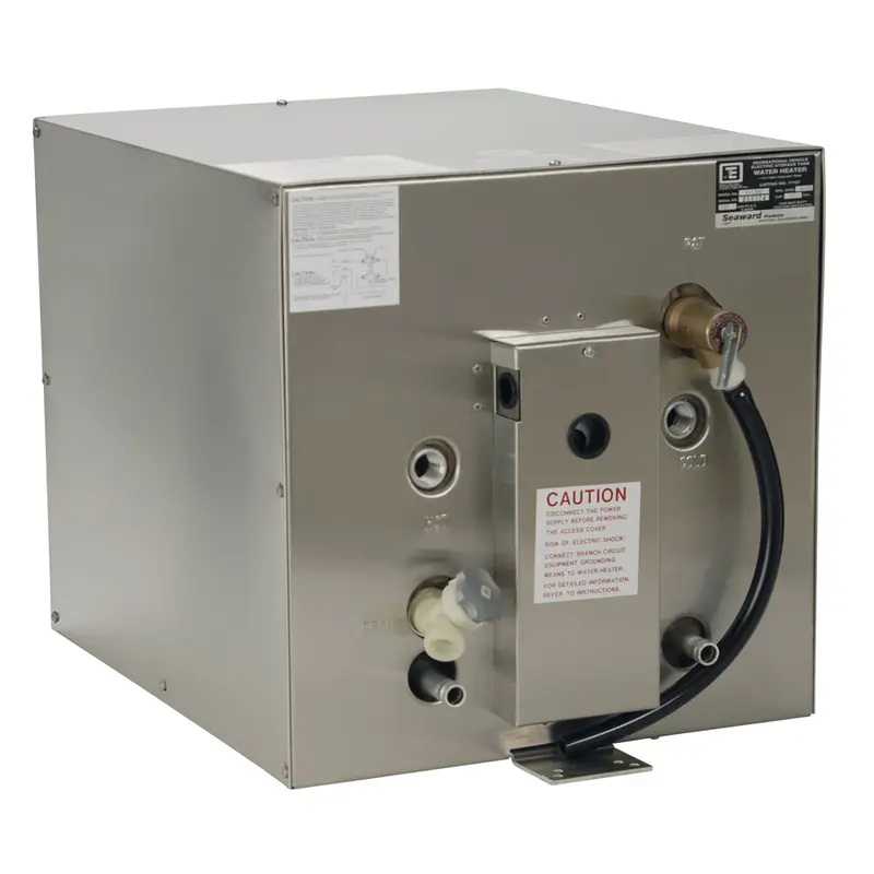 Whale F1200 Seaward 11-Gallon 120V 1500W Stainless Steel Hot Water Heater With Front Heat Exchanger 1