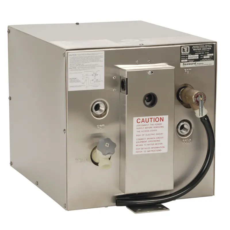 Whale S700 Seaward 6-Gallon 120V 1500W Stainless Steel Hot Water Heater With Rear Heat Exchanger 1