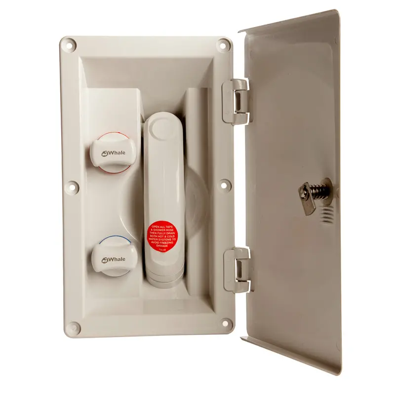 Whale Swim 'N' Rinse Transom-Mount Shower System With Hot/Cold Mixer And Protective Cover [Rt2658] 1