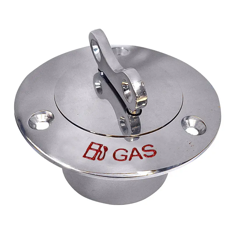 Whitecap 1-1/2-Inch Gas Deck Fill Pipe Cap – Heavy-Duty Marine Grade (6031) 1