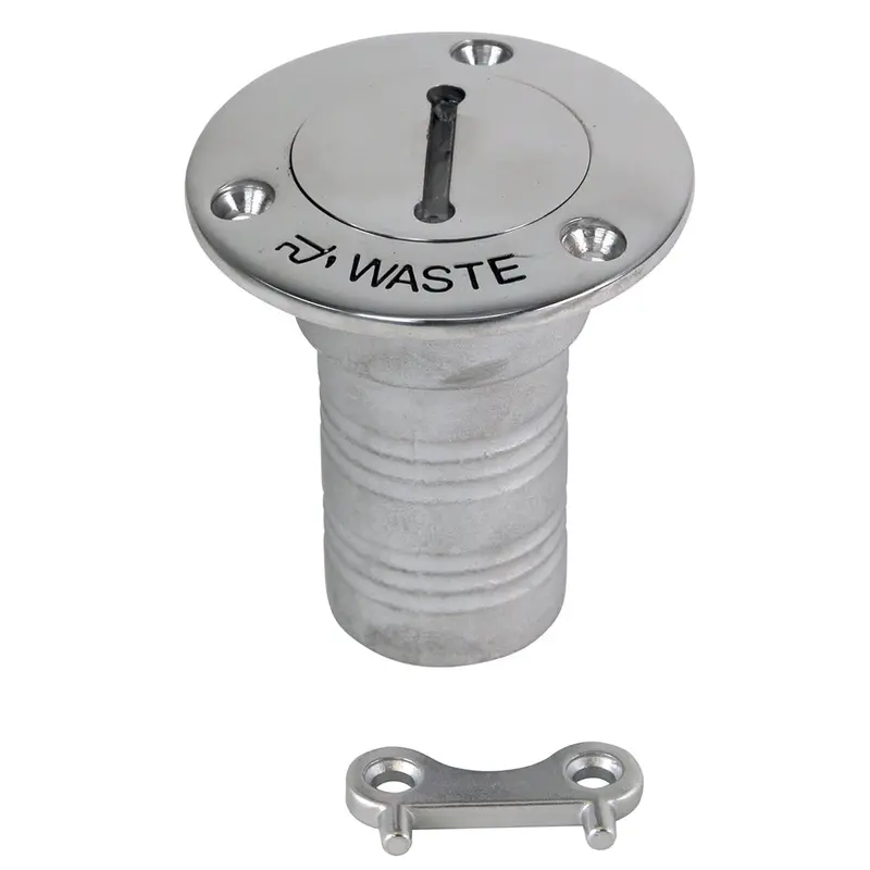 Whitecap 1.5-Inch Waste Deck Fill Hose Fitting 1