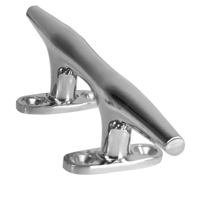 Whitecap 8-Inch Heavy-Duty Hollow-Base Stainless Steel Cleat 1