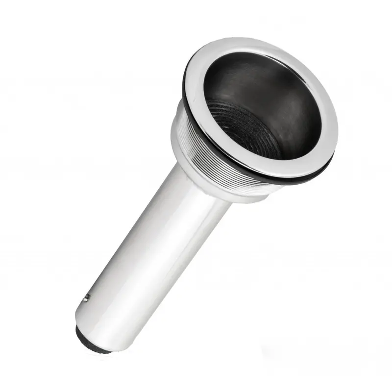 Whitecap Dual-Purpose Rod And Cup Holder – 304 Stainless Steel, 0° Vertical Mount [S-0627C] 1