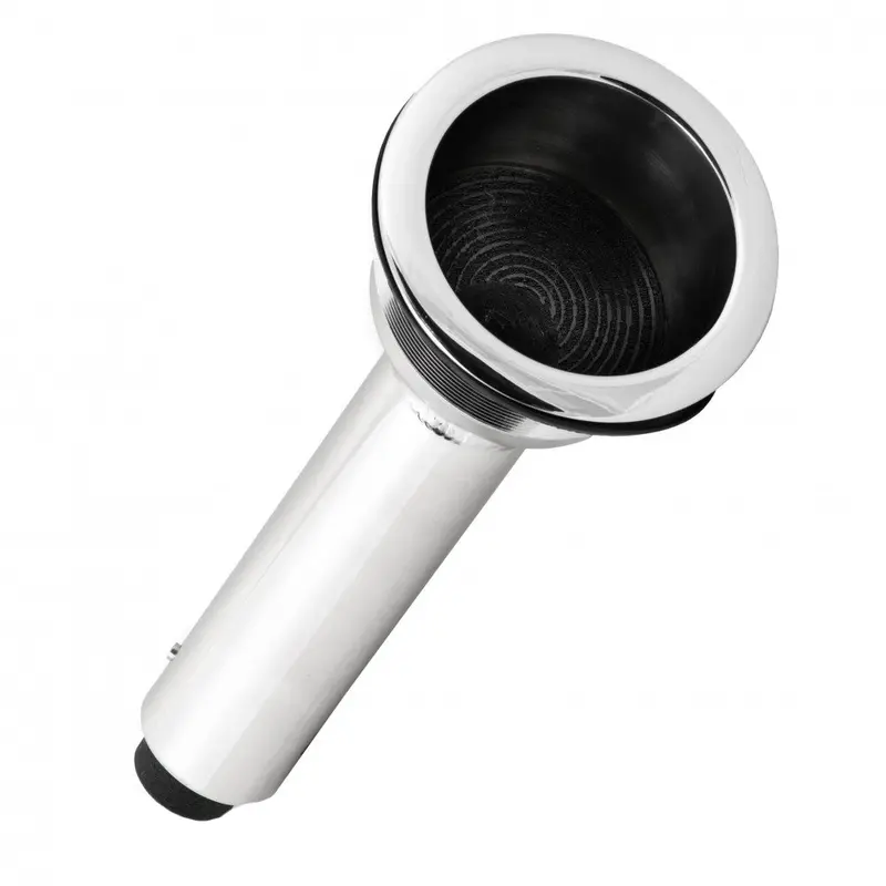 Whitecap Dual-Purpose Rod And Cup Holder – 304 Stainless Steel, 15° Tilt [S-0628C] 1