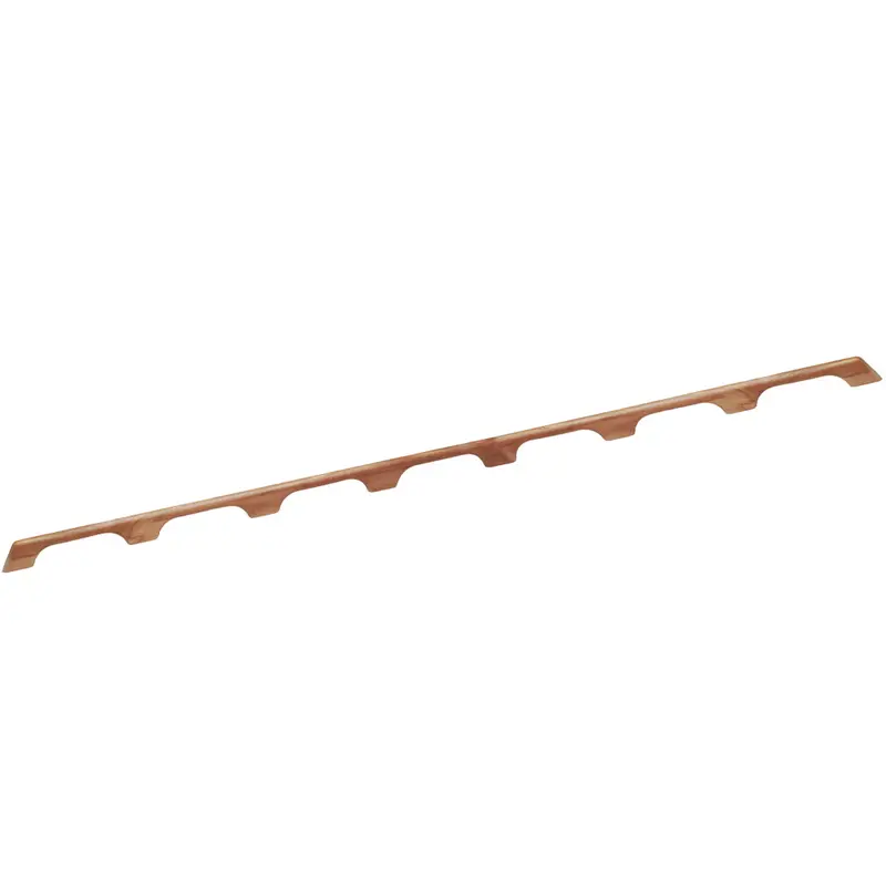 Whitecap Teak Handrail With 7 Integrated Loops – 73" Length For Deck Or Cockpit (Model 60112) 1