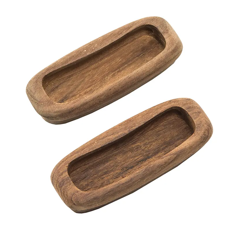 Whitecap Teak Rectangular Drawer Pull – 3.25-Inch Length, 2-Pack [60135-A] 1
