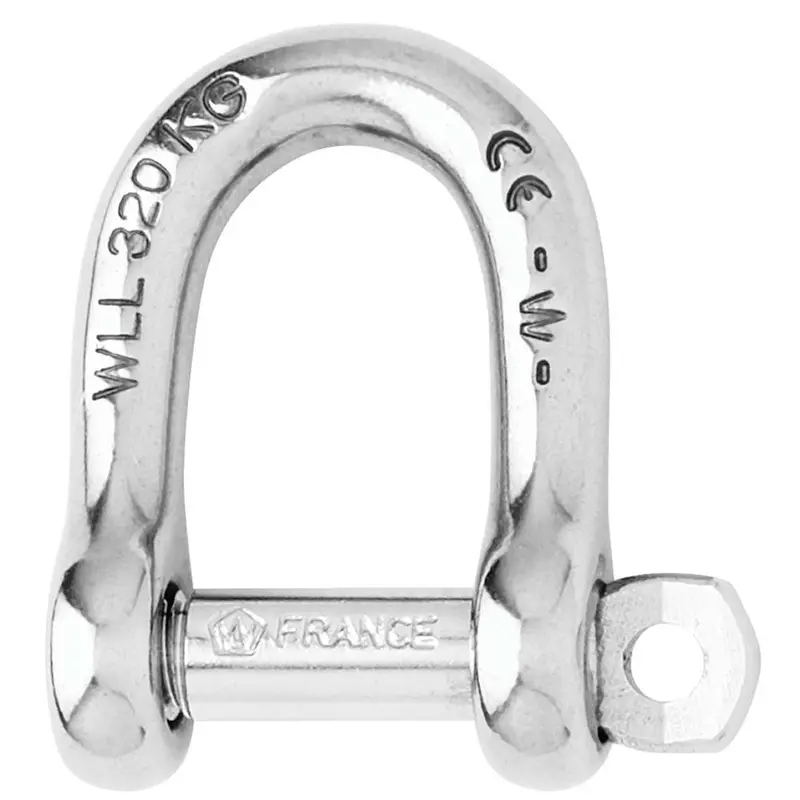Wichard 10Mm Self-Locking D-Shackle – 13/32" Stainless Steel Marine Fastener [1205W] 1