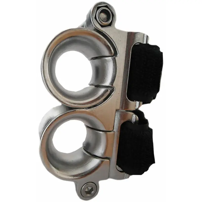 Wichard Double Fairlead With Webbing Strap And Velcro Closure – 25Mm Stanchion Fit – Model 20220W 1